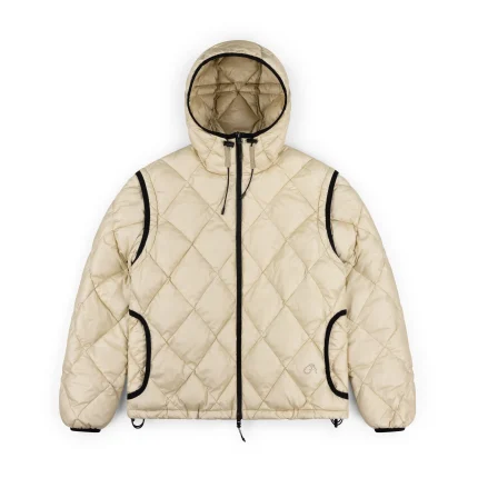 Garms Affiliated Hybrid Down Jacket Cream (1)
