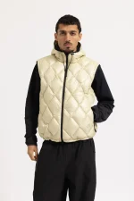 Garms Affiliated Hybrid Down Jacket Cream (8)