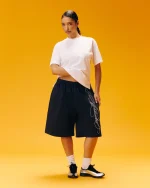 Garms Affiliated Overline Shorts Navy (4)