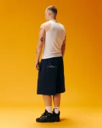 Garms Affiliated Overline Shorts Navy (5)