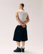Garms Affiliated Signature Jogger Shorts Black (1)