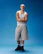 Garms Affiliated Signature Jogger Shorts Grey (6)