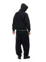 Garms Affiliated Signature Uncuffed Jogger Black (6)