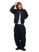 Garms Affiliated Signature Uncuffed Jogger Black (7)