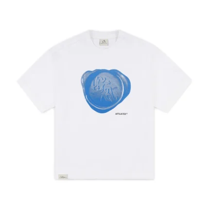 Garms Affiliated Stamp T Shirt Blue (4)