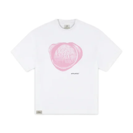 Garms Affiliated Stamp T Shirt White (4)