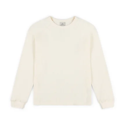 Garms Affiliated Waffle Longsleeve Cream (7)