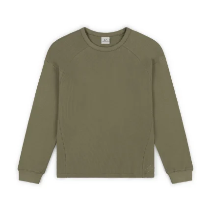 Garms Affiliated Waffle Longsleeve Sage (8)