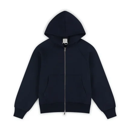 Garms Signature Zip up Hoodie Navy (6)