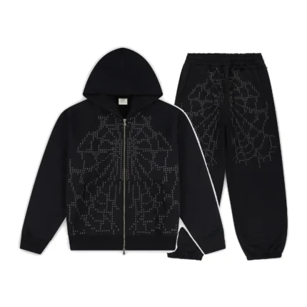 Garms Affiliated 84K Zip Up Tracksuit– Black (5)