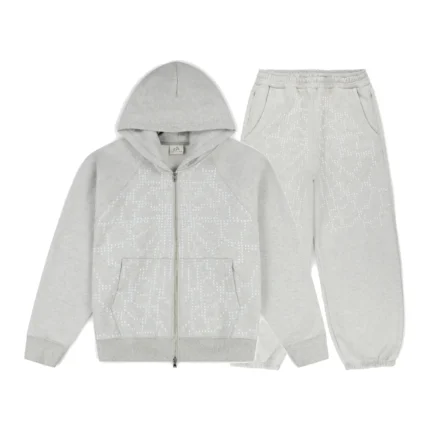 Garms Affiliated 84K Zip Up Tracksuit– Grey (5)