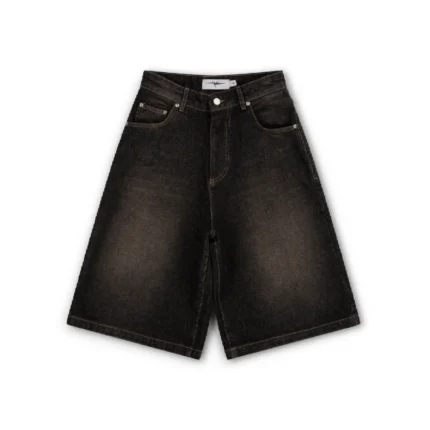 Garms Affiliated Denim Shorts Smoked Earth (1)