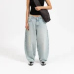 Garms Affiliated Relaxed Denim Jeans Sun Bleached Blue (6)