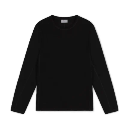 Garms Affiliated Signature Ribbed Longsleeve True Black (1)