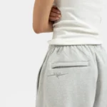 Garms Affiliated Signature Uncuffed Joggers Grey Marl (3)