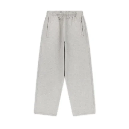 Garms Affiliated Signature Uncuffed Joggers Grey Marl (7)
