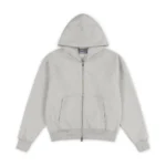 Garms Affiliated Signature Zip up Hoodie Grey Marl (1)