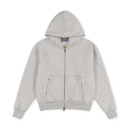 Garms Affiliated Signature Zip up Hoodie Grey Marl (1)