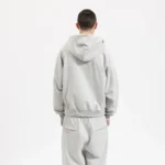 Garms Affiliated Signature Zip up Hoodie Grey Marl (5)
