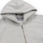 Garms Affiliated Signature Zip up Hoodie Grey Marl (8)