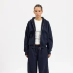 Garms Affiliated Signature Zip up Hoodie Navy (2)