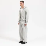 Garms Affiliated Signature Zip up Tracksuit Grey Marl (3)