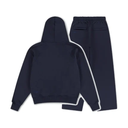 Garms Affiliated Signature Zip up Tracksuit Navy (3)