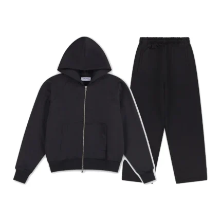 Garms Affiliated Signature Zip up Tracksuit Vintage Black (5)