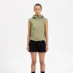 Garms Affiliated Women's Contour Hooded Vest Sage (3)