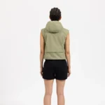 Garms Affiliated Women's Contour Hooded Vest Sage (5)